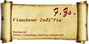 Flaschner Zsófia névjegykártya